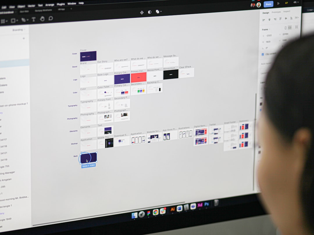 FigmaのAIエージェントがキャンバス上でデザインを自動生成しているUI画面イメージ